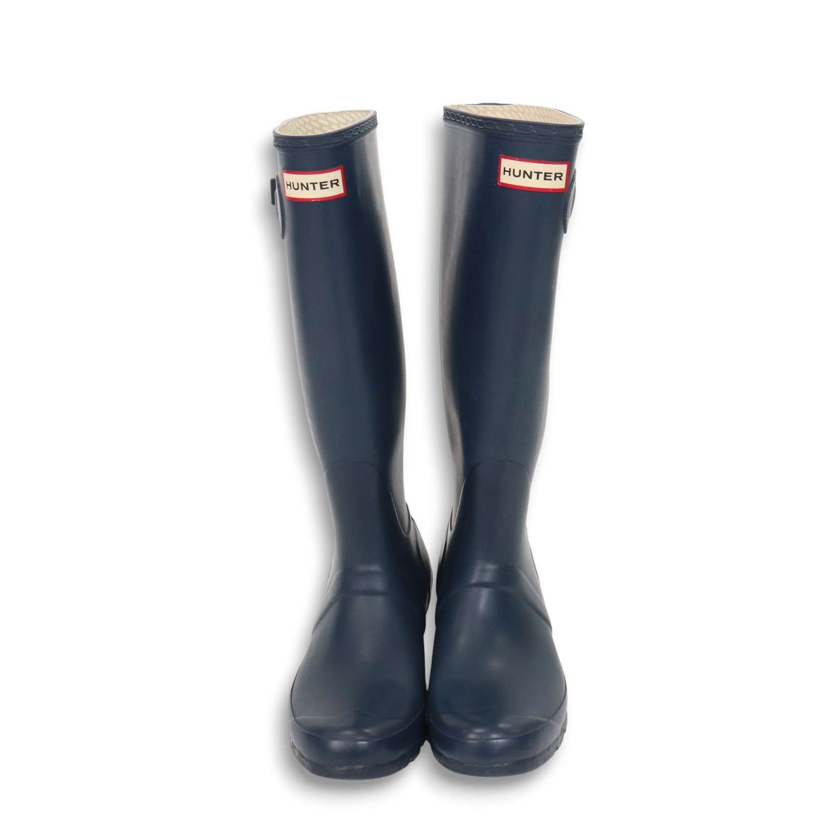 HUNTER オリジナル ネイビー 長靴レインブーツ新品未使用品 HUNTER ハンター W23499 レイン ブーツ 長靴 ラバーブーツ Sz.38