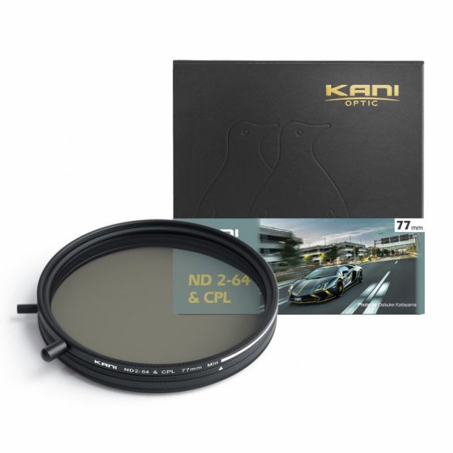 KANI バリアブル ND2-64 CPL 77mm | 可変NDフィルター 円偏光フィルター