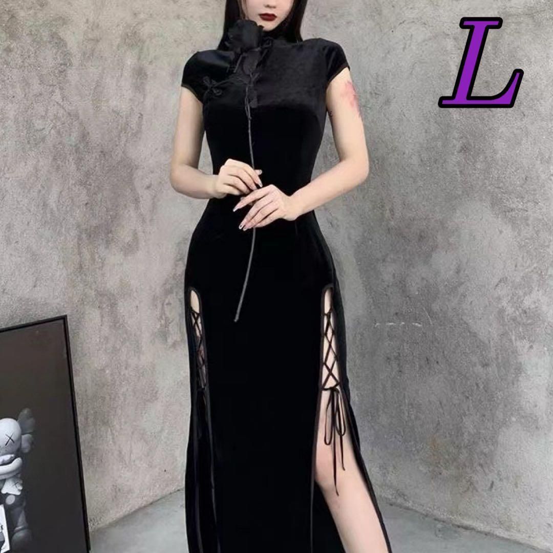 お値下げ中✴︎ベロアロングドレス♡魔女系パーティー蜘蛛黒レース 楽天市場】ANGEL カラードレス 新作 フラワー ベロア オフ