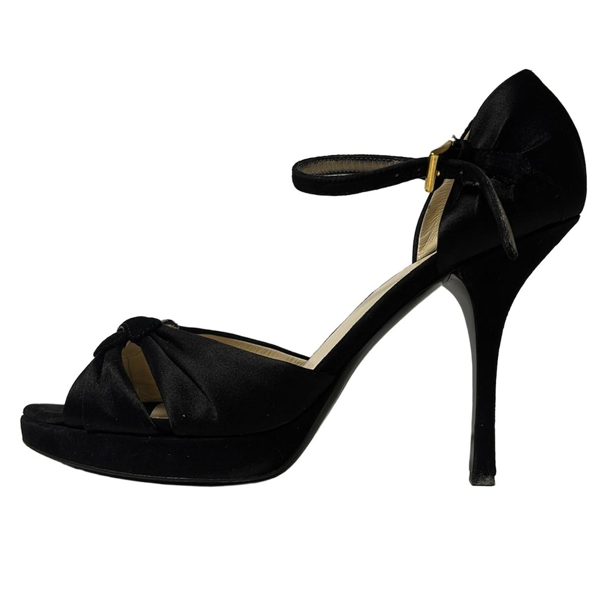 PRADA プラダ パンプス 37 1|2 レディース - 黒