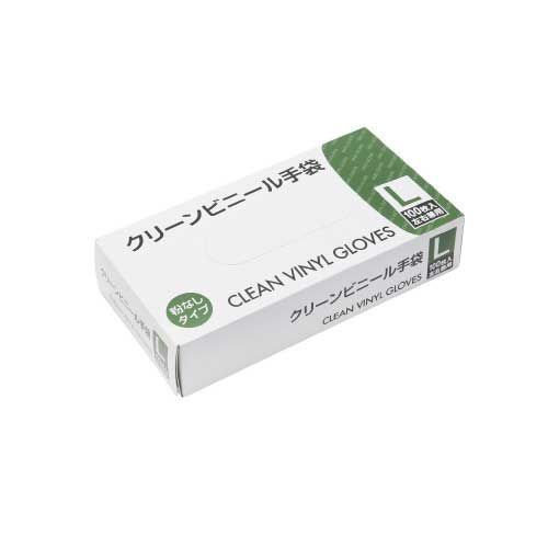 クリーンビニール手袋 粉なし L 100枚X20箱CP-004 ＭＩＳＭ