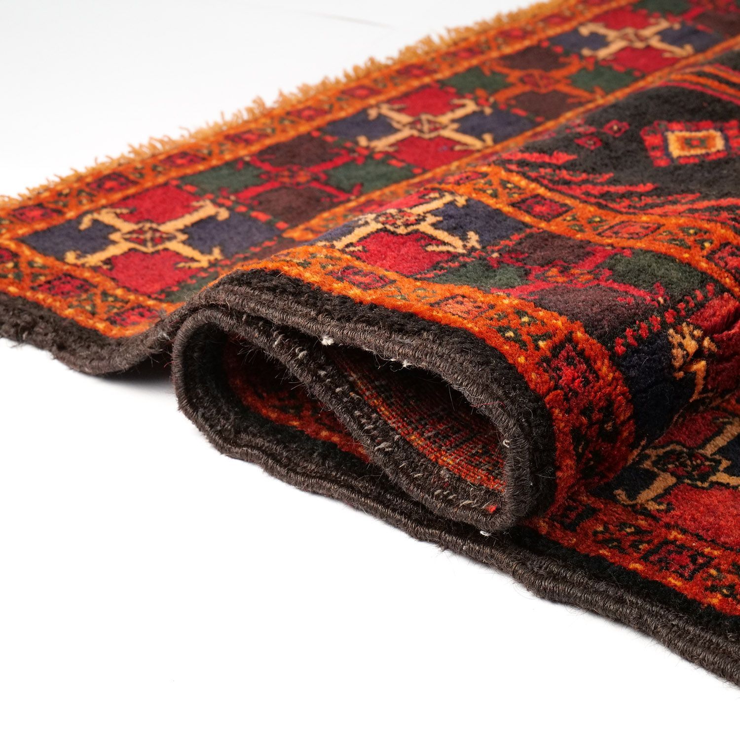 ザーボル 1950年代 3150×1320mm セミアンティーク 生命の樹 手織り - carpet-アンティークペルシャ絨毯 ヴィンテージラグ専門店 MARWIL-DEMENAGEMENTS_CH