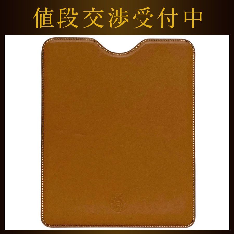 エルメス iPad ケース キャメル ブラウン ゴールド 美品 レザー - メルカリ