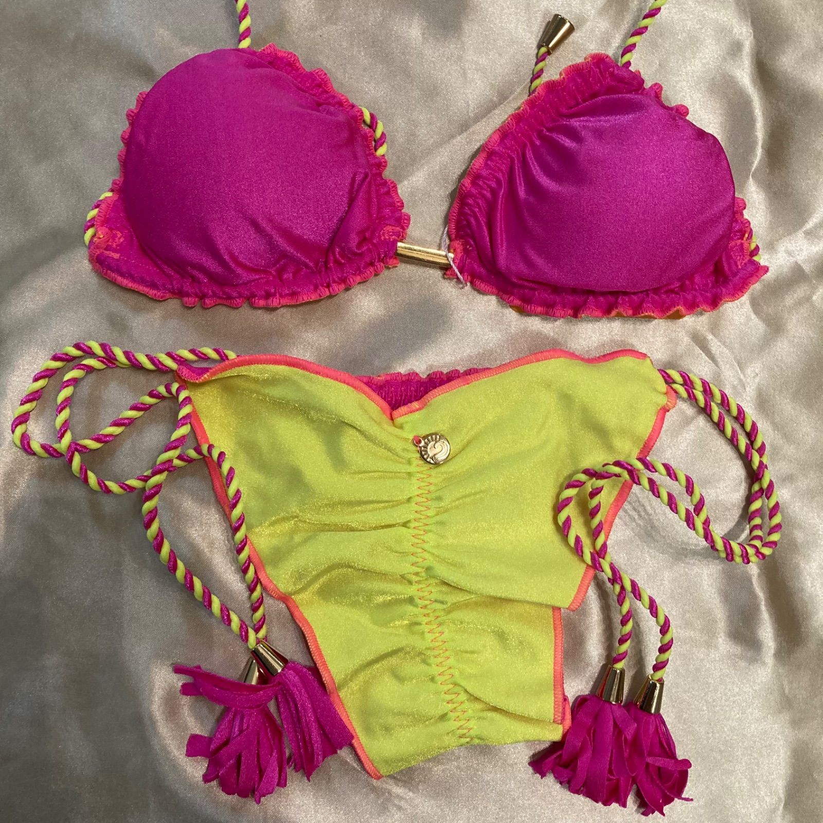 リバーシブル　ブラジリアンビキニ Amazon.co.jp: [COTARON] 水着 レディース ビキニ bikini 上下 2