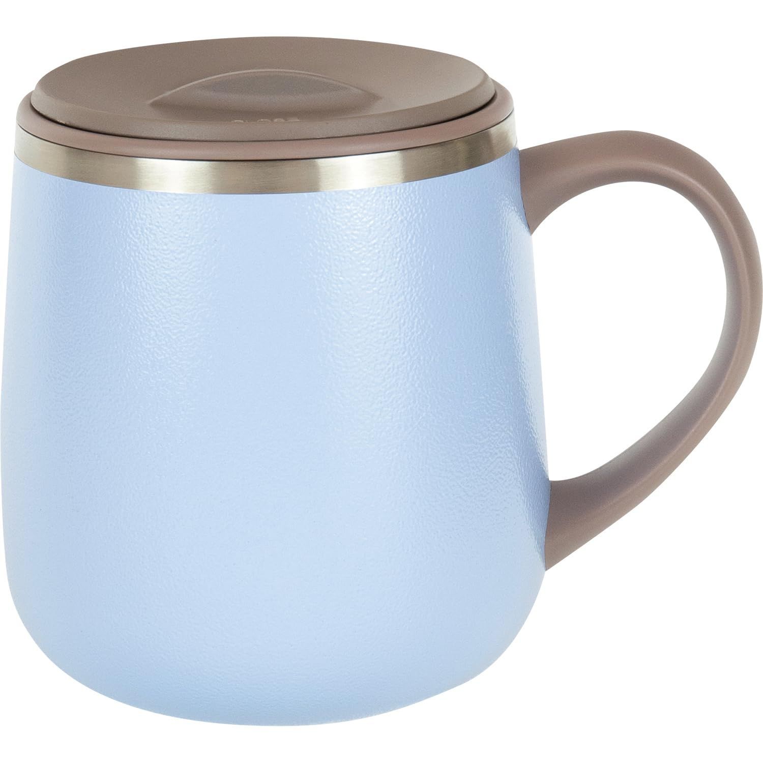 売切注意 お早めに 真空断熱 保冷 保温 ブルー RH-1678 350ml オフィスマグ マグカップ 蓋付 和平フレイズ