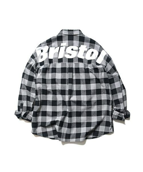 F.C.R.B BIG LOGO FLANNEL BAGGY SHIRT FCRB-222078 - メルカリ
