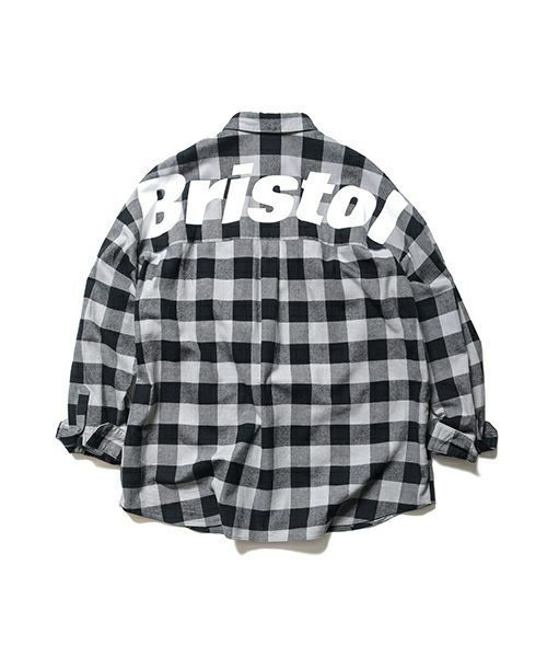 F.C.R.B＞BIG LOGO FLANNEL BAGGY SHIRT FCRB-222078 - メルカリ