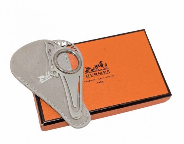【未使用品】HERMES　エルメス　ルーペ　ブックマーカー　マネークリップ 楽天市場】HERMES エルメス ルーペ付き ブックマーカー