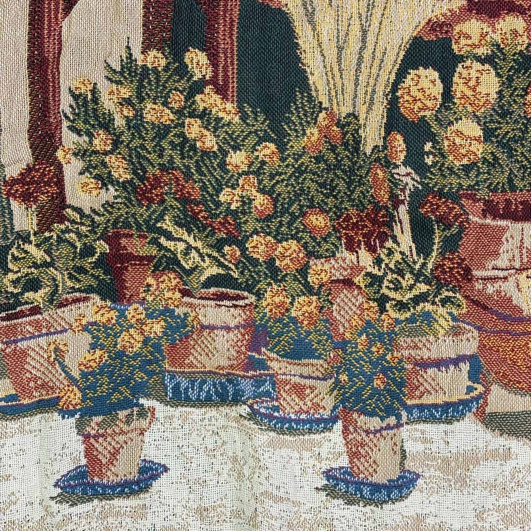 vintageラグ カーペット USA製 ガーデニング 絵画 1911 - メルカリ