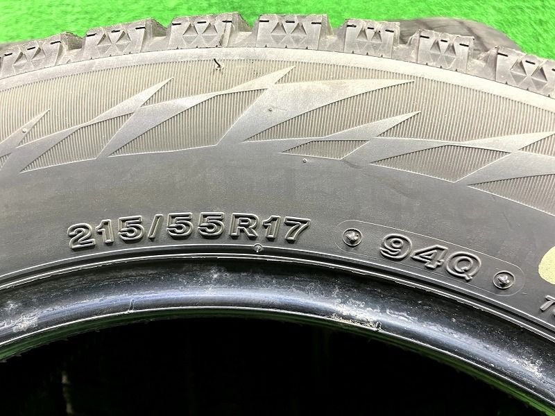 BRIDGESTONE スタッドレス ブリヂストン ブリザックVRX2 215 55R17 4本 1ホン5ミリ 3ホン6ミリ FFCRYSTALESIA_COM