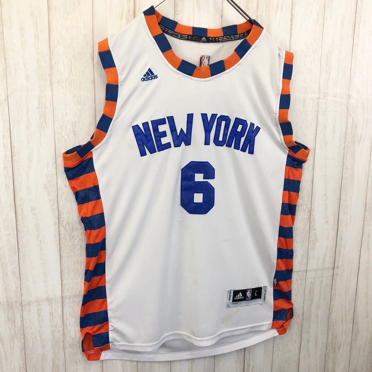 mitchell\u0026ness Knicks NBA ゲームシャツ ノースリーブ