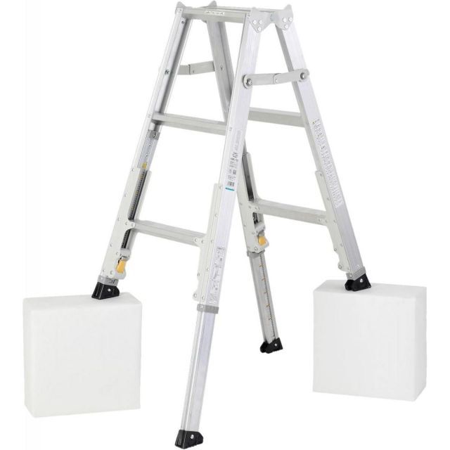 ALINCO アルインコ 伸縮脚付 脚立 KARU KARU-120 伸縮脚立 ダブルロック はしご 脚立 軽量 脚立