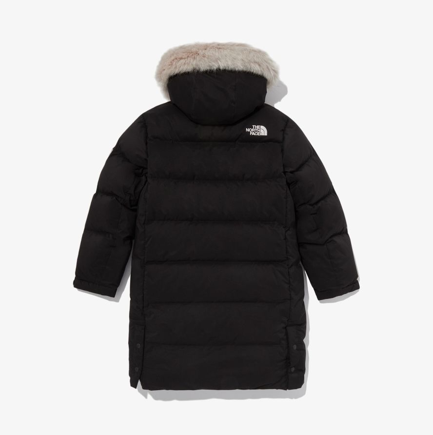 THE NORTH FACE ノースフェイス ダウンジャケット ダウンコート ひざ丈 レディース キッズ 極暖 軽量 保温性 撥水 ブラック/160サイズ  K568D - メルカリ