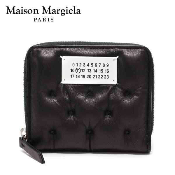 24AWモデル メゾン マルジェラ Maison Margiela ユニセックス グラムスラム Glam Slam ラウンド二つ折り財布【ブラック】  SA1UI0033 P6434 T8013/【2024-25AW】m-wallet - メルカリ