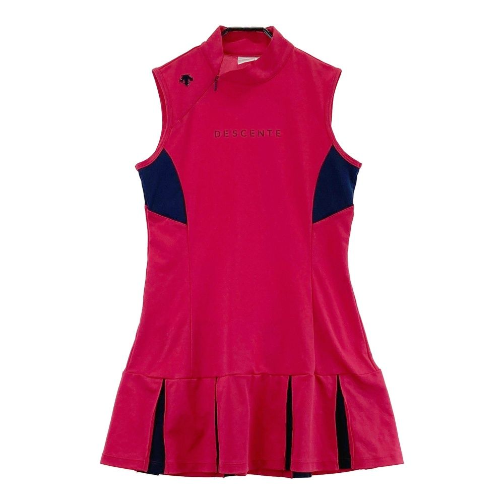 サイズ：M DESCENTE GOLF デサントゴルフ ノースリーブワンピース