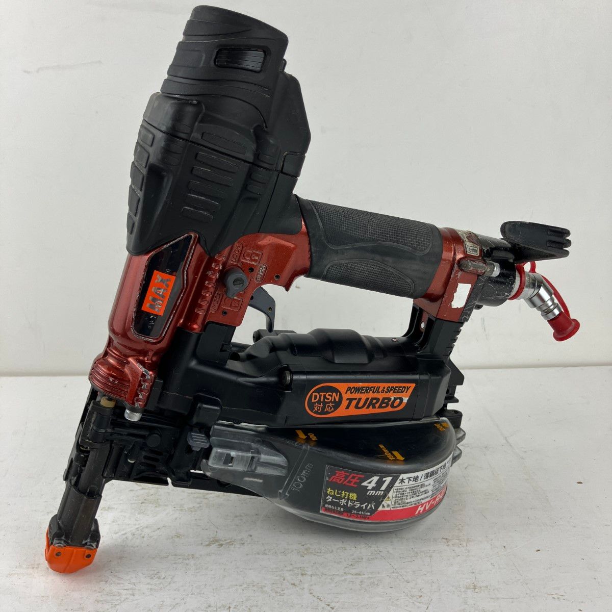 ЗЗMAX マックス 41mm 高圧 ねじ打ち機 ケース付 HV-R41G4 マイスターレッド