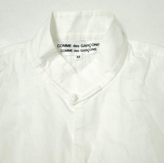 COMME des GARCONS COMME des GARCONS コムデギャルソン コムコム 17SS 日本製 ロング チャイナシャツ RS-J018 M ホワイト コート g22514 COMME des GARCONS COMME des GARCONS コムデギャルソン