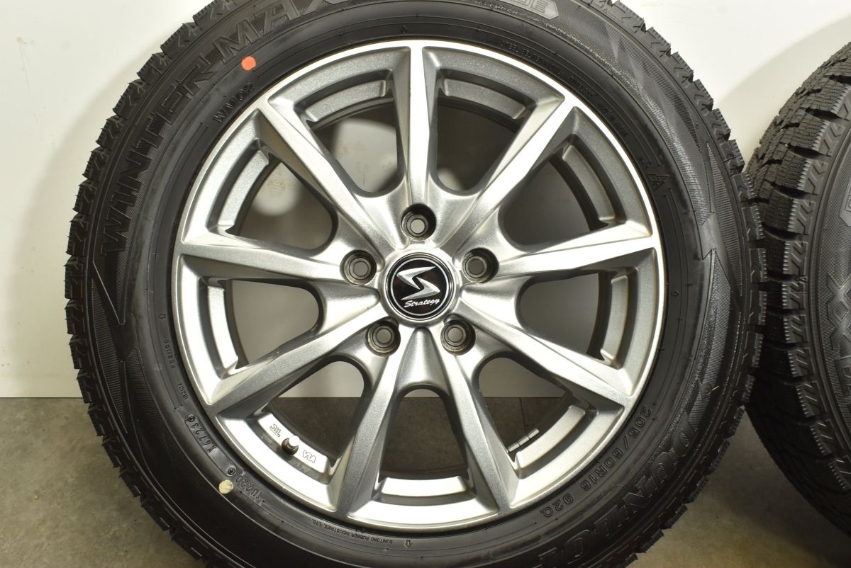 潜在可能性の高い NC ロードスターサイズ バリ溝 Strategy 16in 6.5J 38 PCD114.3 ウィンターマックスWM02 205 50R16 ZC31 スイフトスポーツ ランエボ4 サマーセール開催中！