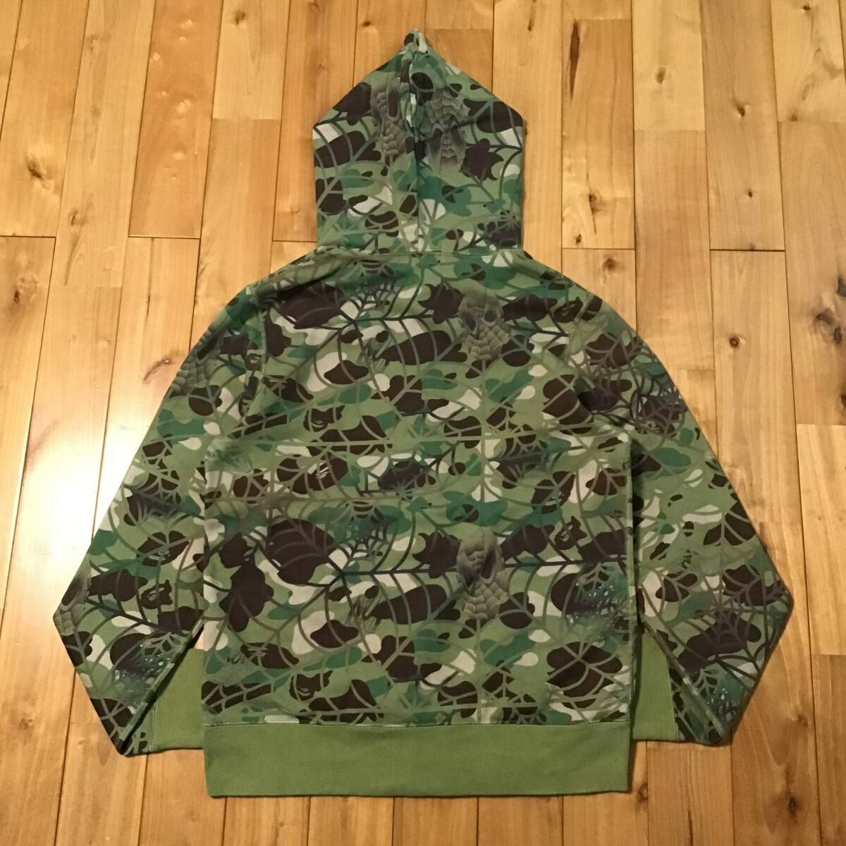 スパイダーマン × BAPE camo フルジップ パーカー Mサイズ marvel