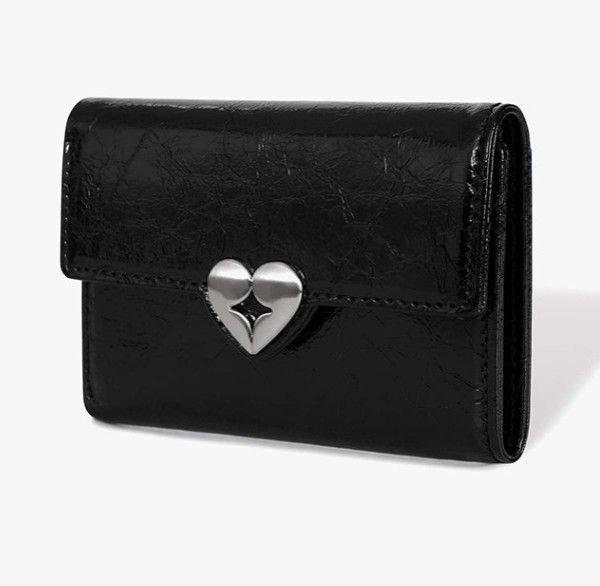 [FENNEC] HEARTY TRIPLE WALLET コイン収納 三段財布 韓国人気 FENNEC] HEARTY TRIPLE WALLET コイン収納 三段財布 韓国人気