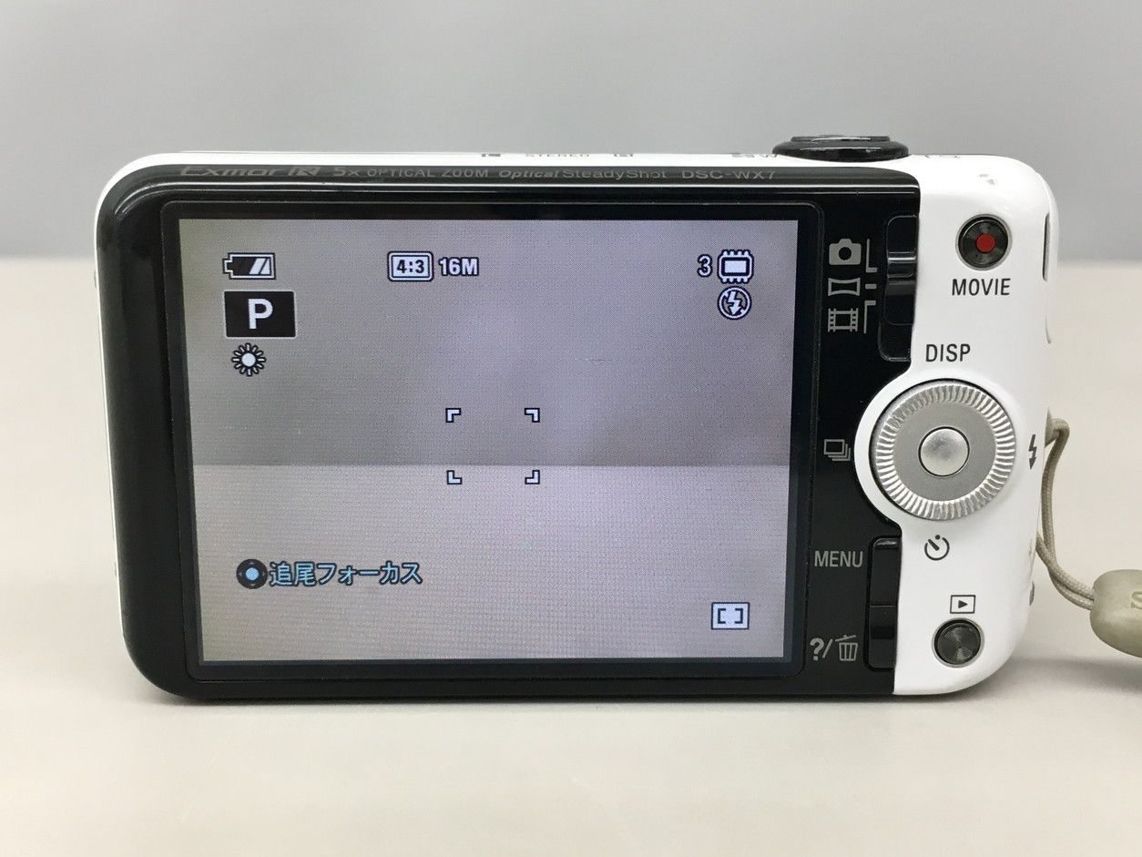 カメラ SONY Cyber-shot DSC-WX7 ホワイト 本体