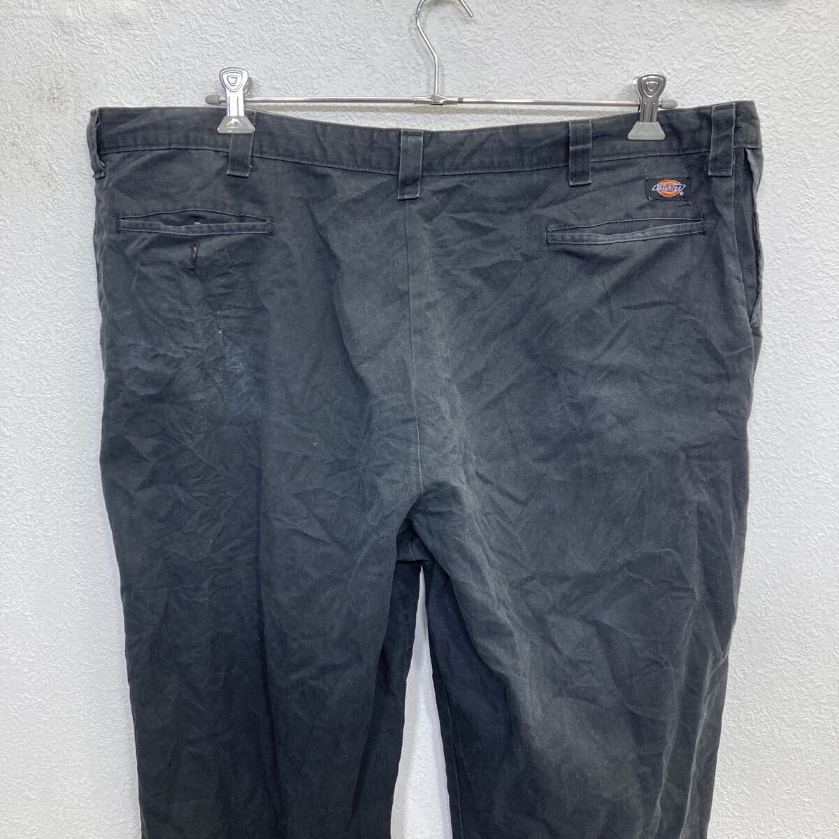 Dickies ワークパンツ W46 ブラック ディッキーズ ジップアップ