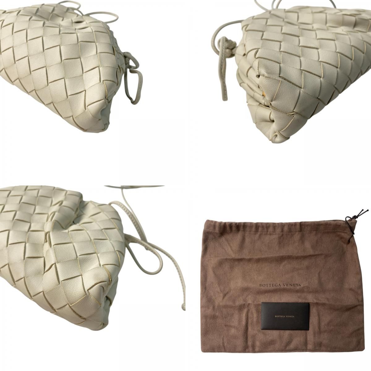 美品 ボッテガヴェネタ BOTTEGAVENETA レディース ミニポーチ ショルダーバッグ 斜めがけ クロスボディ B08446730H 美品 ボッテガヴェネタ BOTTEGAVENETA レディース ミニポーチ