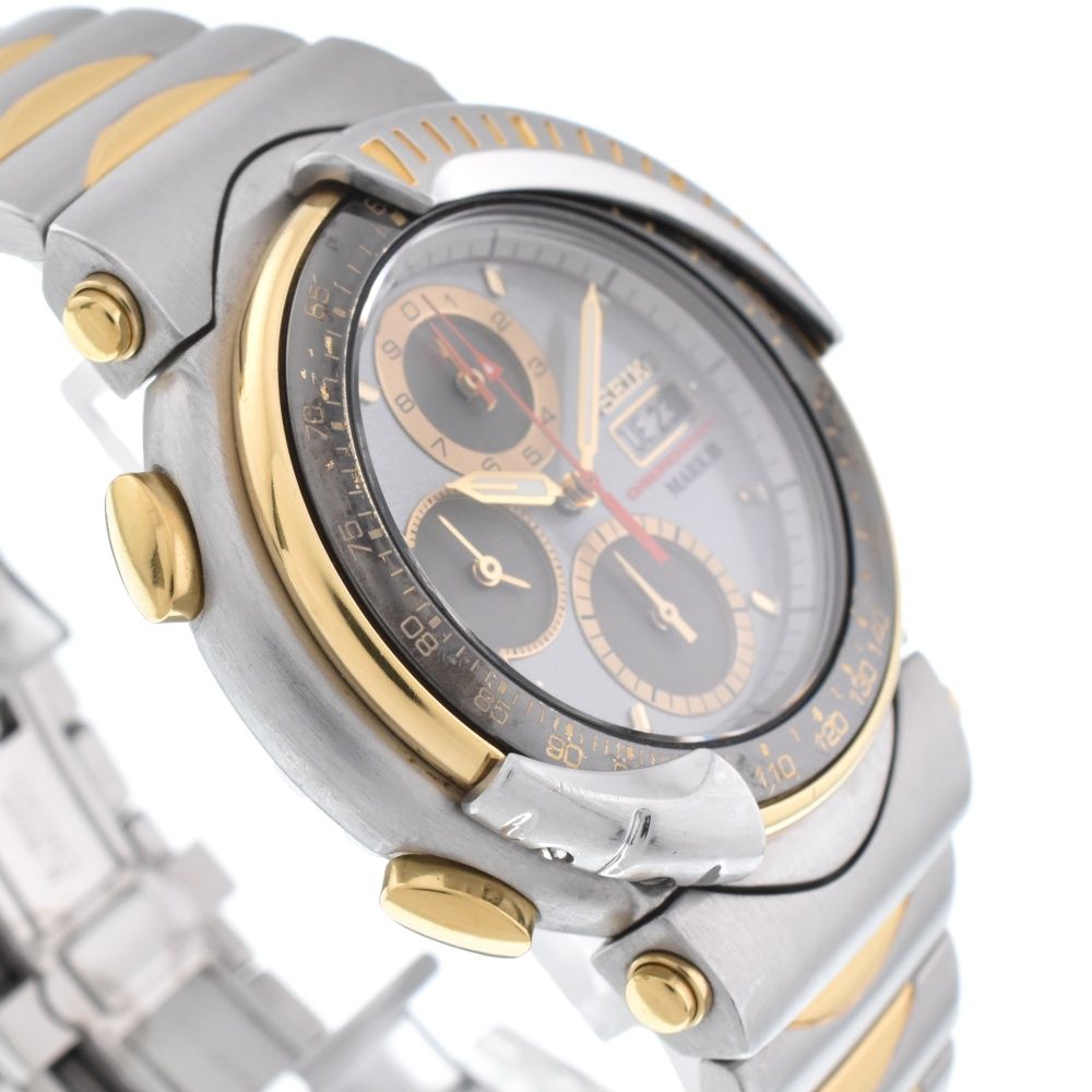セイコー SEIKO 7T59－6A30 マスターピース 3 MCMXCⅢ クロノグラフ