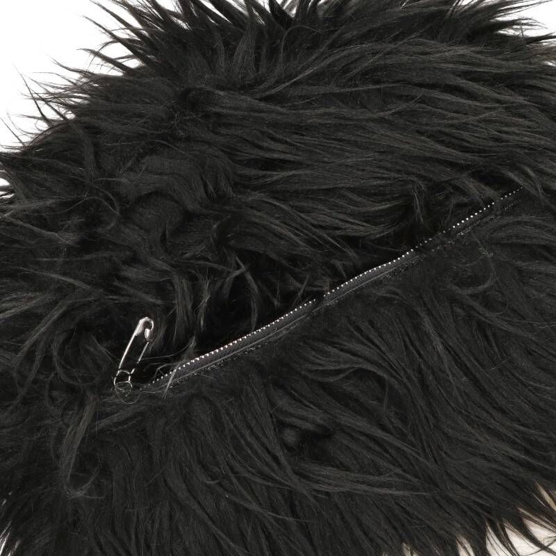 ミッドナイトスタジオ FAUX FUR DISQUE CLUTCH フェイクファーディスク