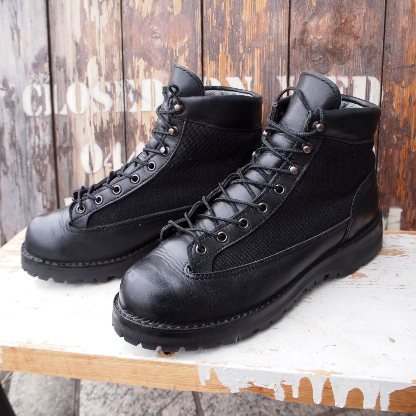 DANNER LIGHT BLACK 31400X /US8 /ダナーライト ブラック-黒 /GORE-TEX ゴアテックス 黒 Danner 31400X US8.5 DANNER LIGHT BLACK 31400X - 赤い羽BLOG
