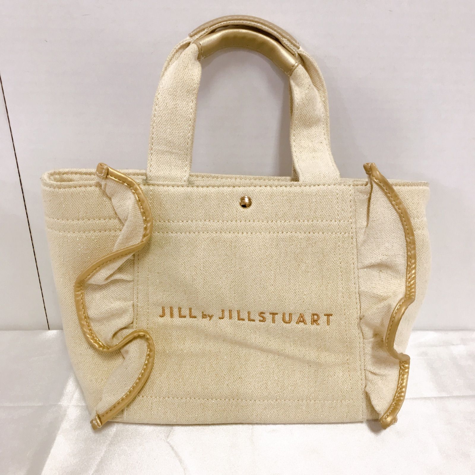 JILL BY JILLSTUART フリルトートバッグ ベージュタグ切ってしまいまし