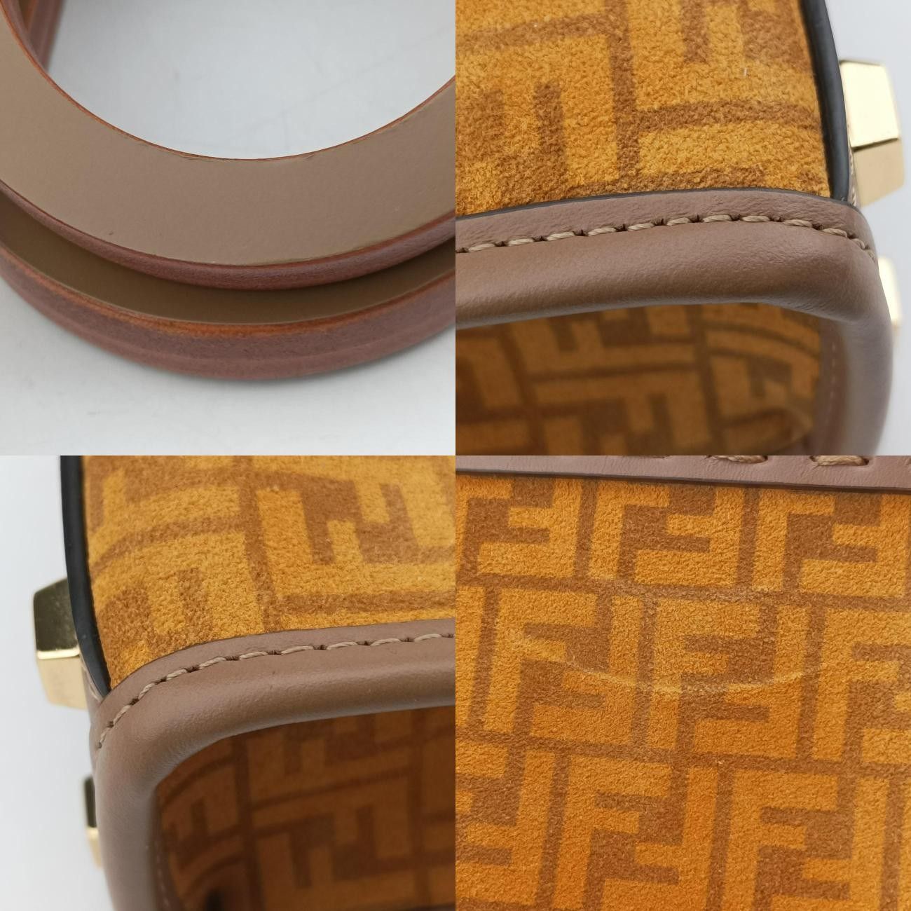 フェンディFendiサンシャイン ショッパー ミニベージュ×マルチカラーベロア8BS0518BS051 AFIS 12085-219 GETSMS_ONE