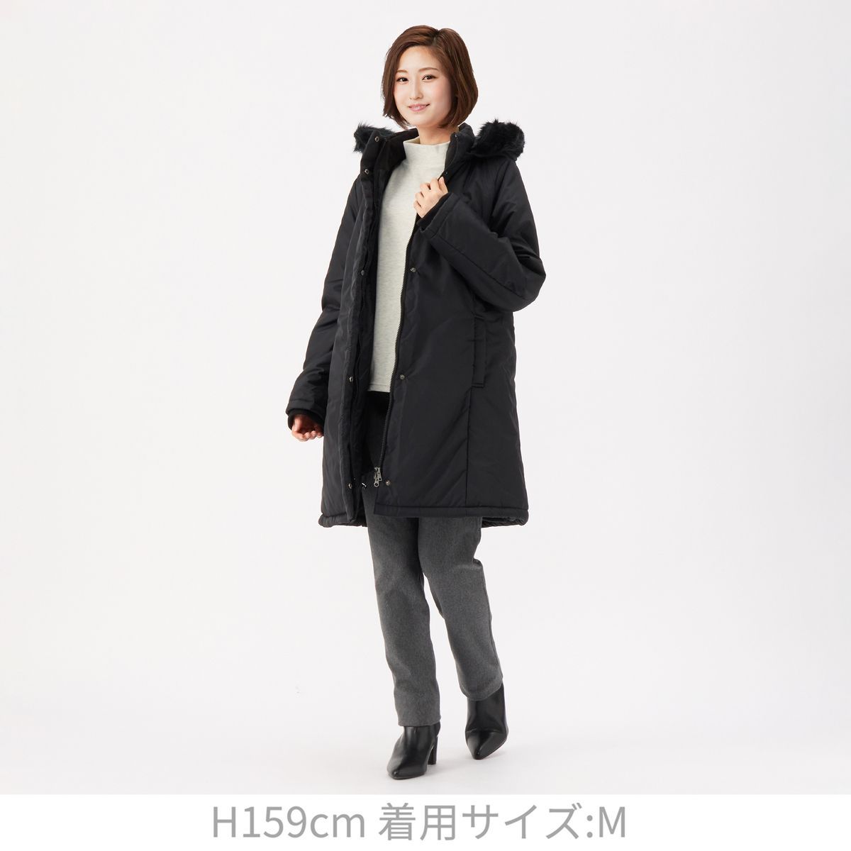 タ Provador 保温&撥水 暖かインサレーションコート ブラック M L LL