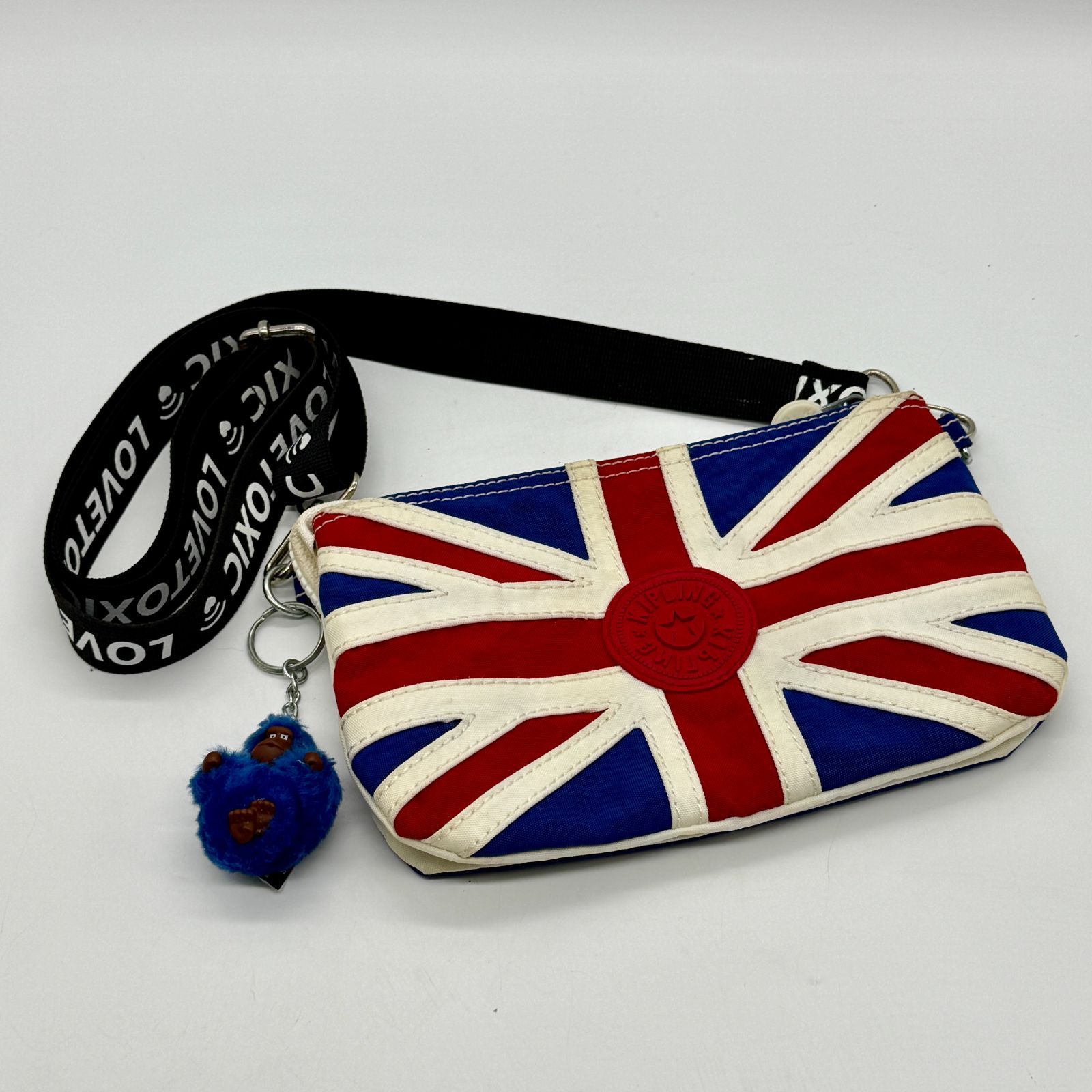 Kipling／キプリング／ショルダーバッグ／サコッシュ／イギリス国旗 