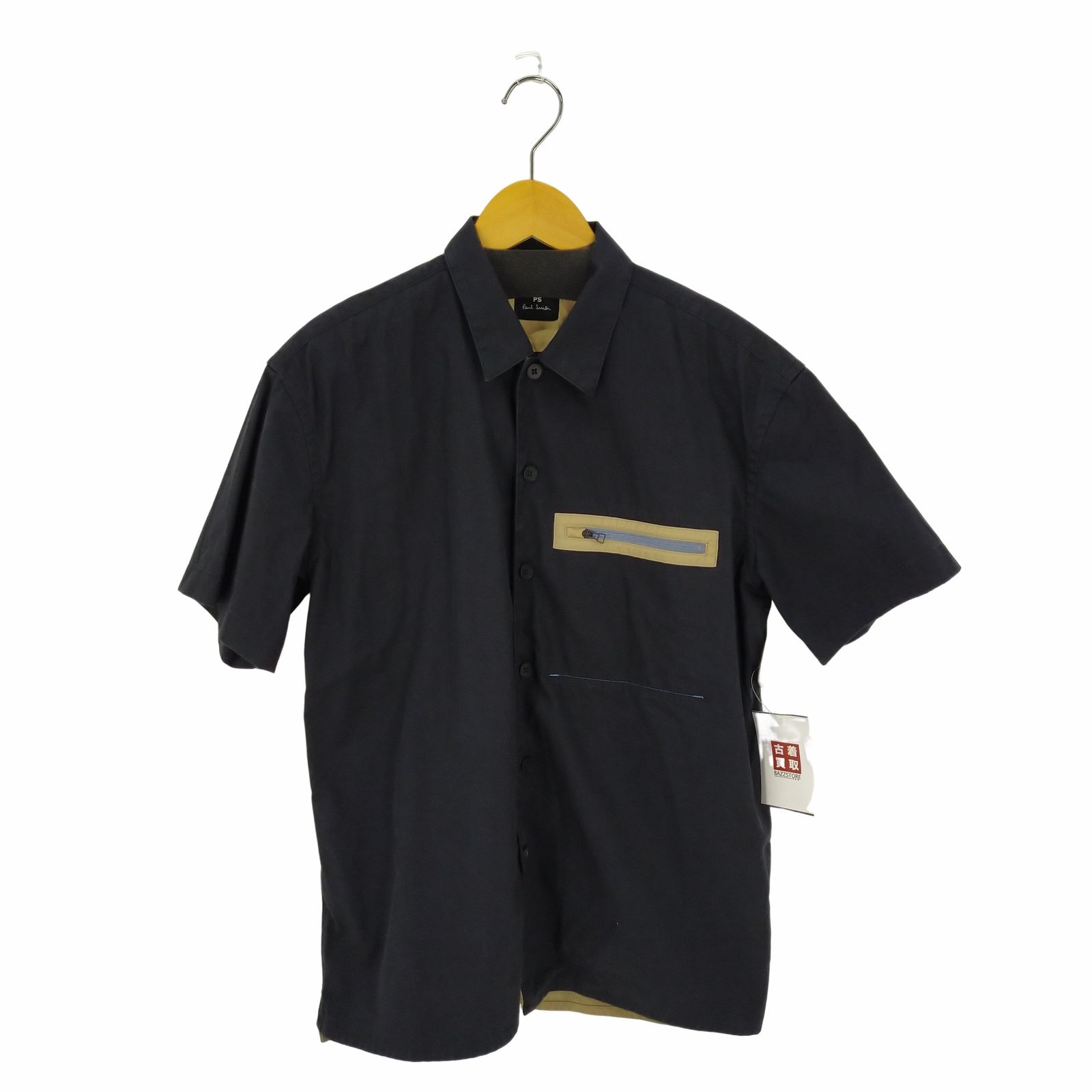 ピーエスポールスミス PS Paul Smith スーピマコットンシャツブルゾン メンズ  M