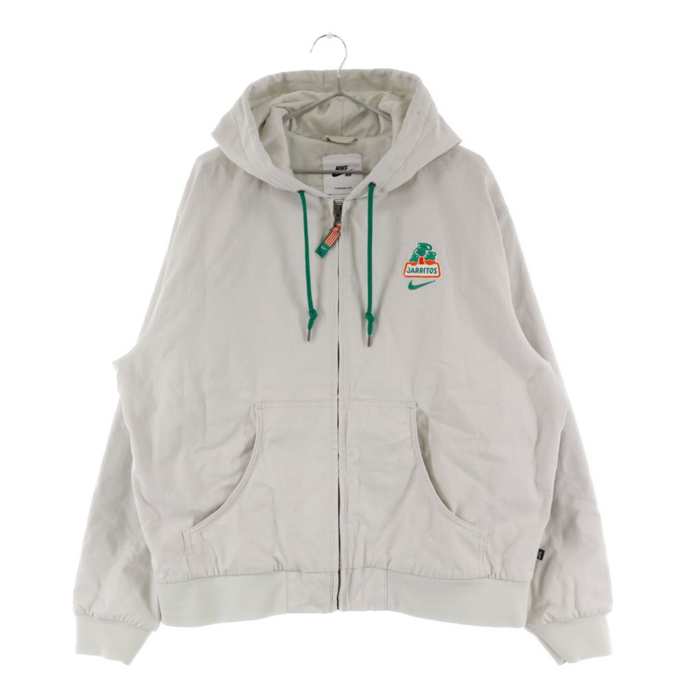 NIKE SB (ナイキエスビー) ×JARRITOS PADDED JKT HD ワッペン付き フード付き パデット ジャケット ベージュ  DV9066-072