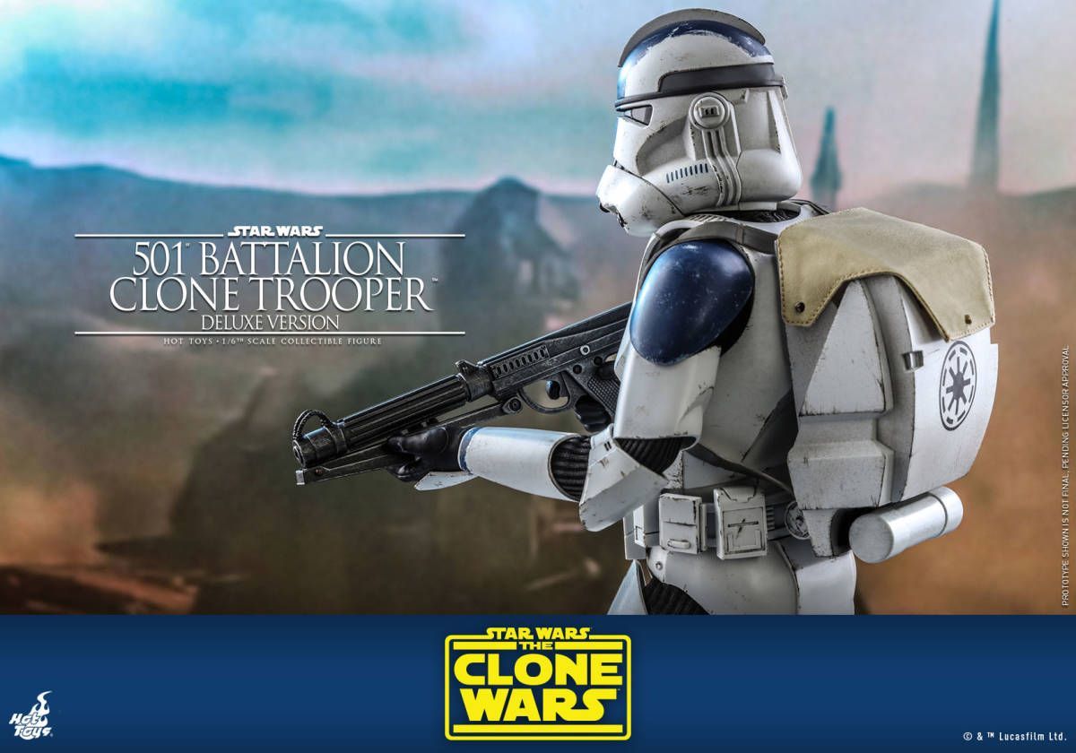 スターウォーズ　ホットトイズ　クローントルーパー　501大隊　HOTTOYS テレビ・マスターピース】『スター・ウォーズ：クローン