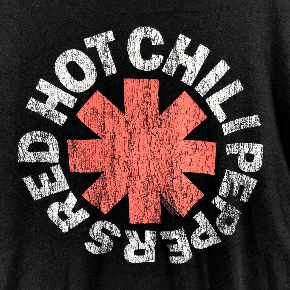 レッドホットチリペッパーズ バンドT 古着 フェード ブラバド レッチリ 00s RED HOT CHILI PEPPERS Tシャツ Bravado サイズ L レッド