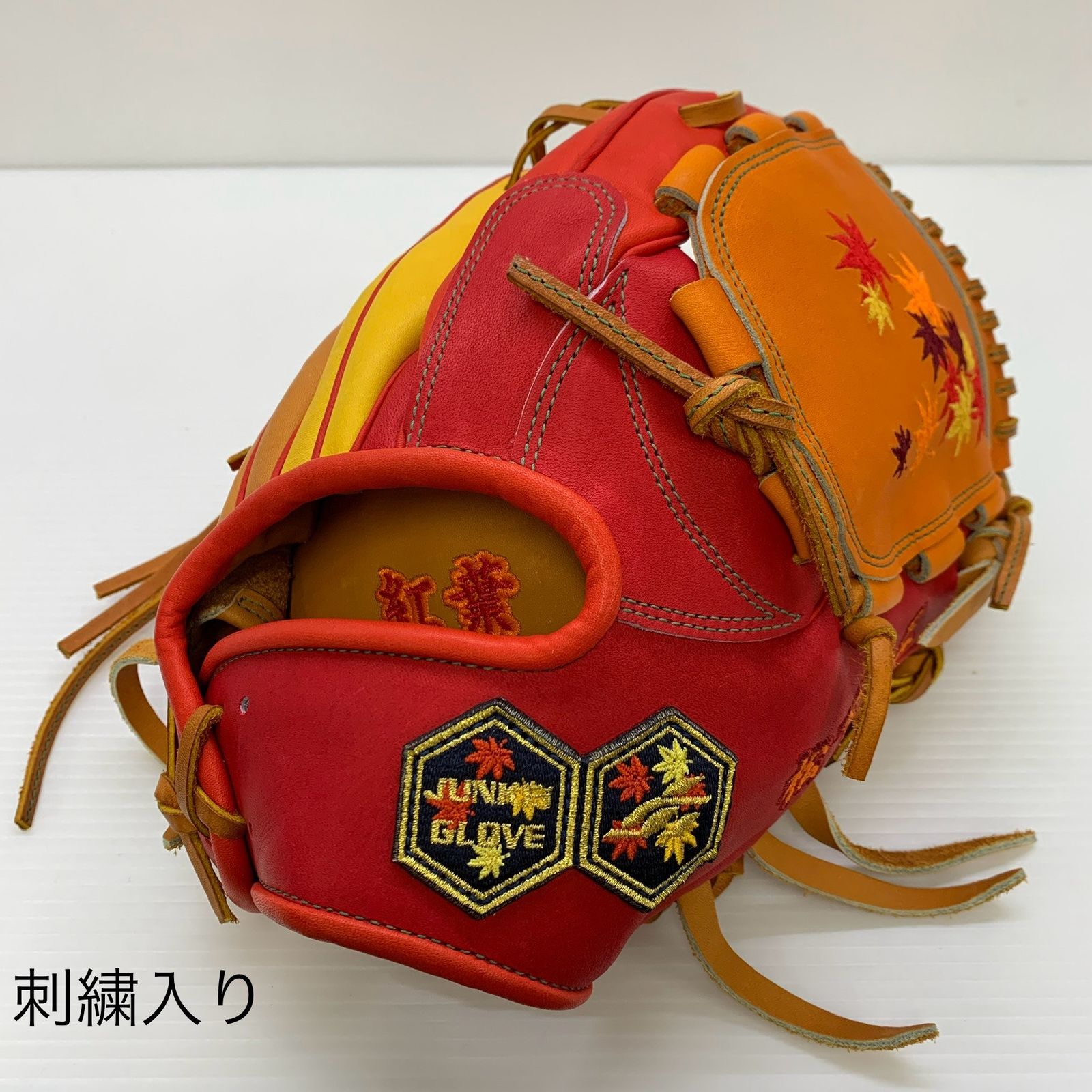 ジュンケイグラブ オーダー 軟式 大人 一般 内野手用 グローブ グラブ 右投げ JG-103AR 品 グローブ袋付き 野球 6257
