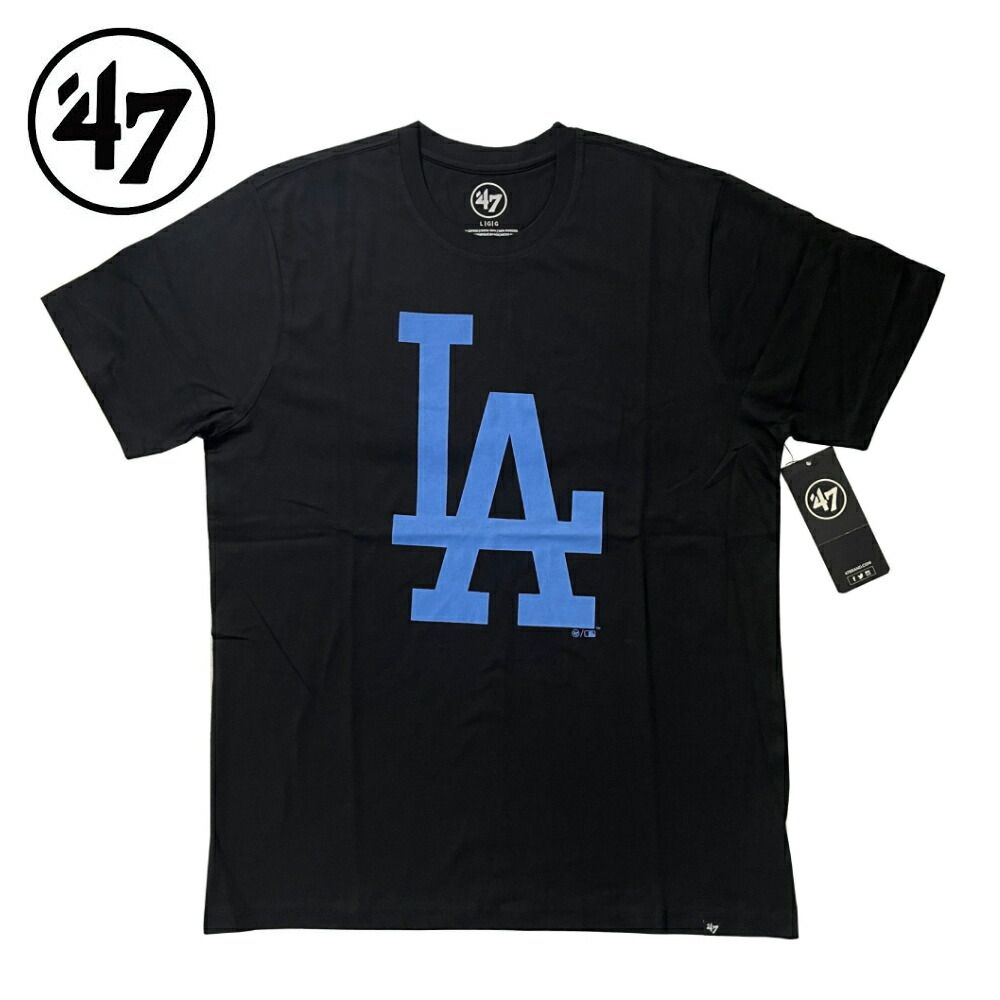 ロサンゼルス・ドジャース スウェットシャツ 黒 47 LA DODGERS IMPRINT ECHO Tシャツ エコ ジェットブラック
