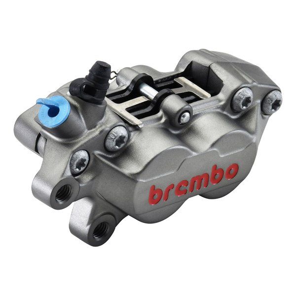 【新品】Brembo  ブレンボ P4-40R アキシャル 4P キャリパー チタニウム レッドロゴ 左 φ30/34 取付ピッチ40m 20.5165.79 (2575887)