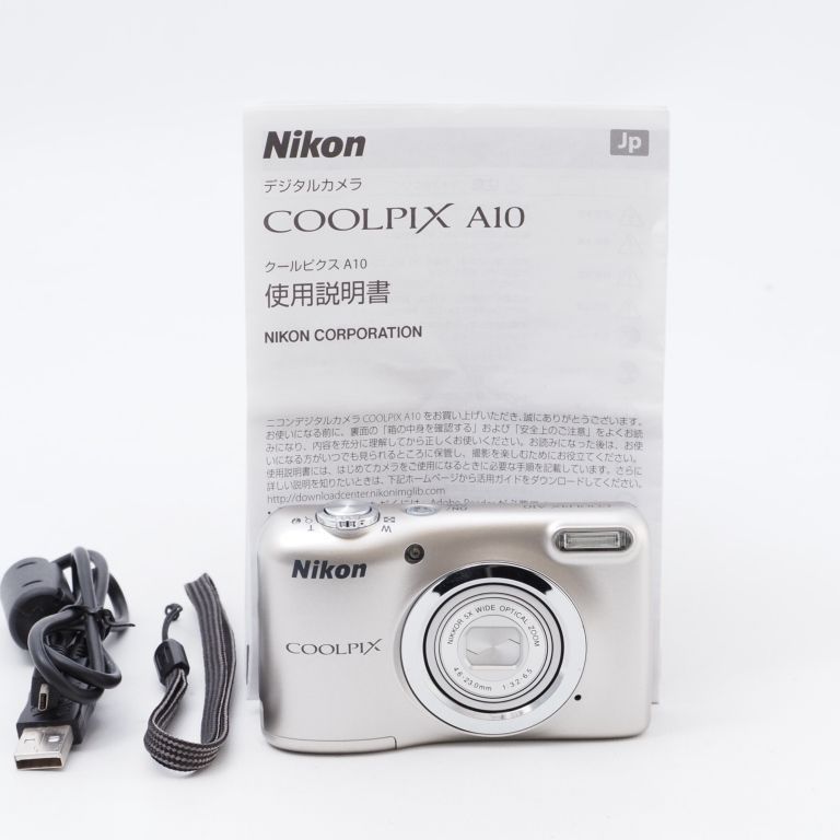 Nikon ニコン デジタルカメラ COOLPIX A10 シルバー 光学5倍ズーム 1614万画素 【乾電池タイプ】 A10SL