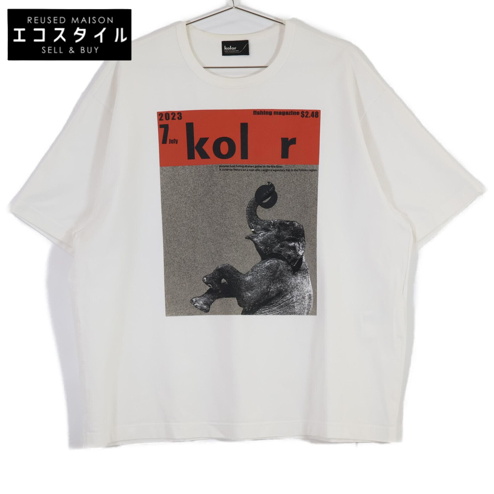 セール kolor tシャツ テープ