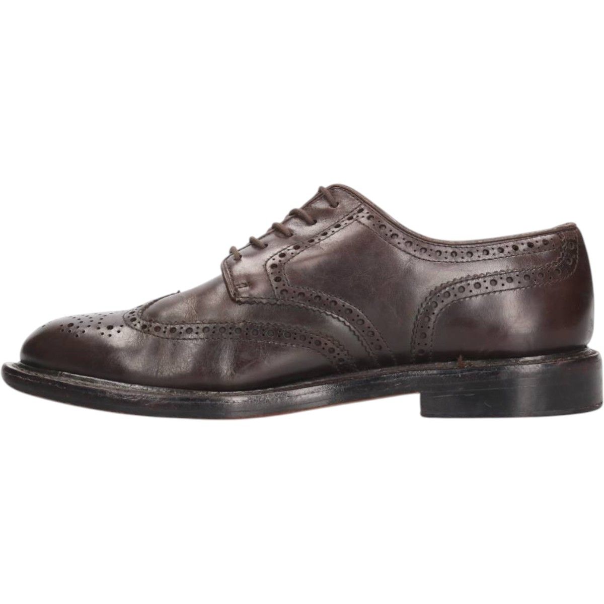 フルブローグ ウイングチップシューズ