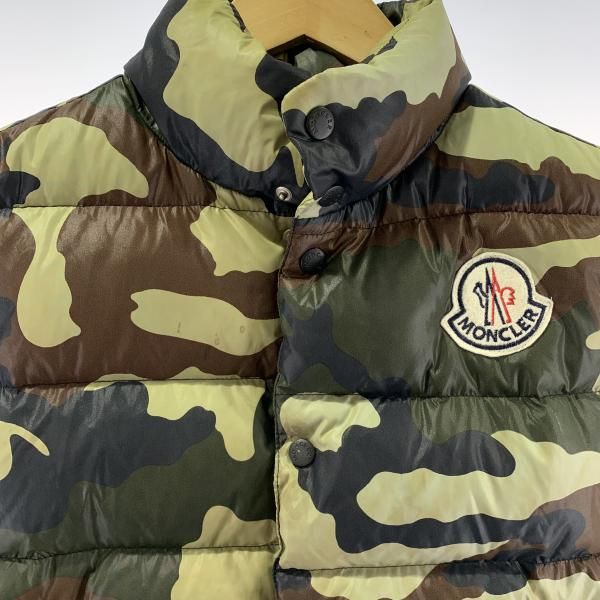 中古】MONCLER ダウンベスト 迷彩柄 サイズ0[19] - メルカリ