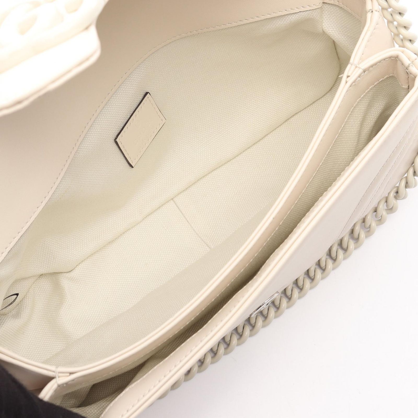 グッチ GUCCI ショルダーバッグ GGマーモント アイボリー レザー