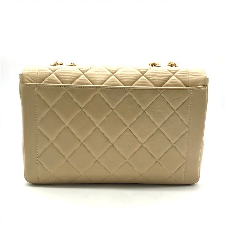 良品 CHANEL シャネル ココマーク マトラッセ ラムスキン ストレート