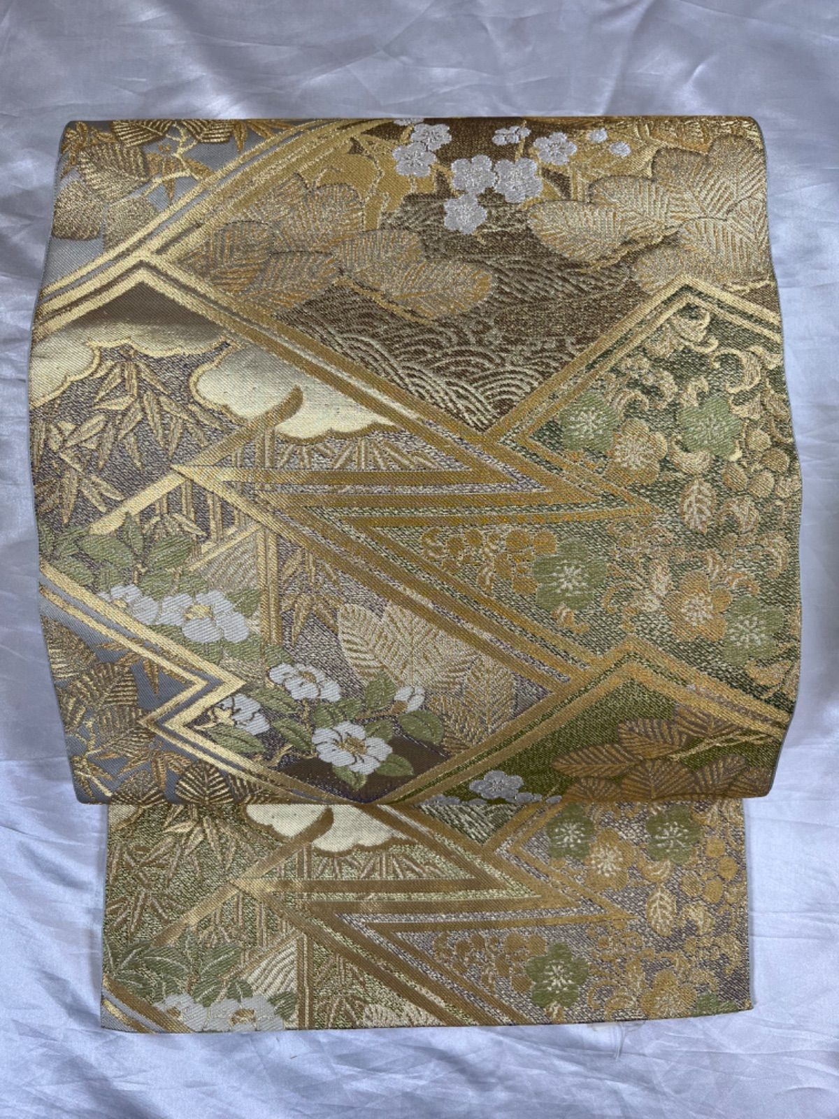 帯423 川島織物謹製 高級 正絹 六通 袋帯 pk689 高級 正絹 川島