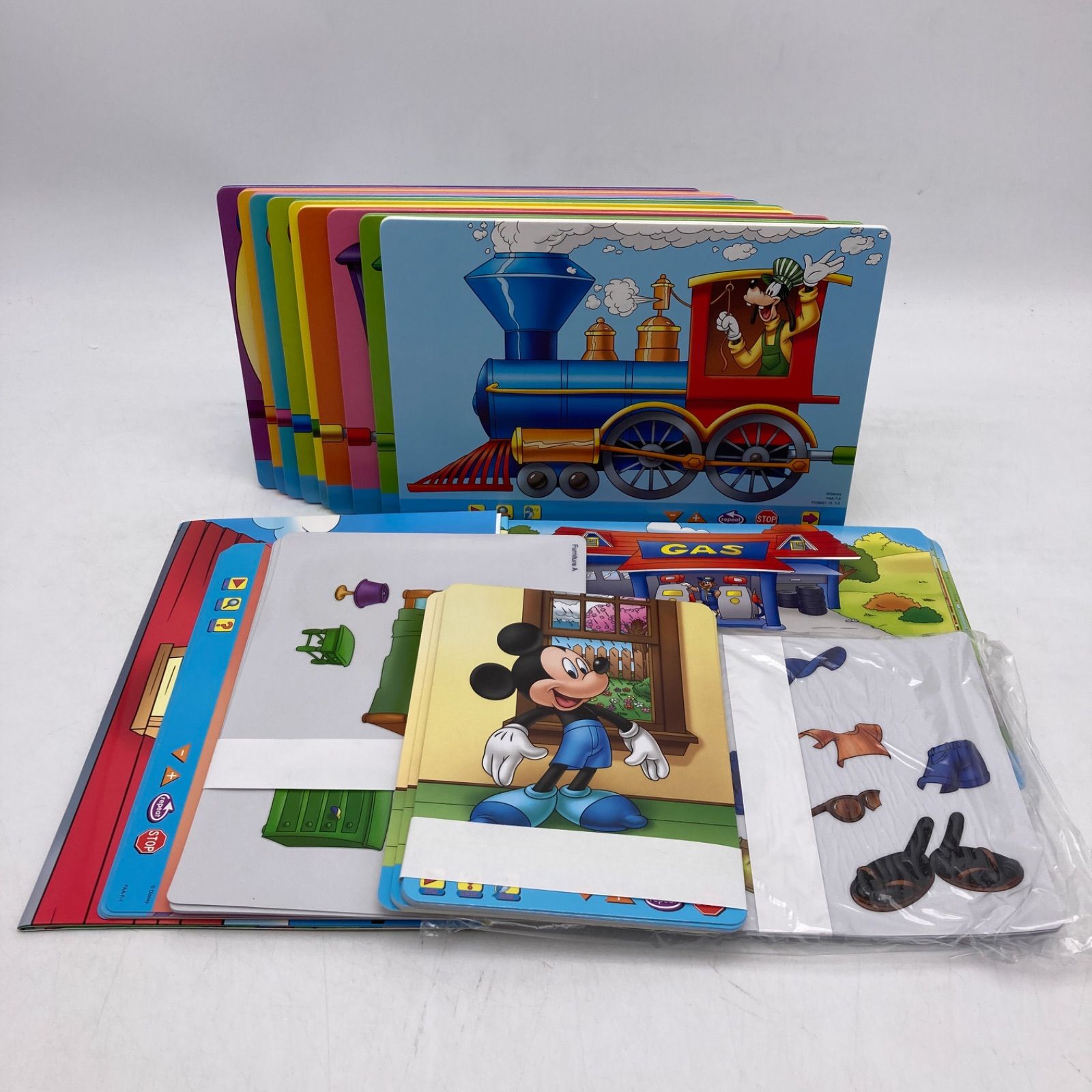 美品 Fun and Games 1-4 ミッキーマジックペン 絵本 DWE
