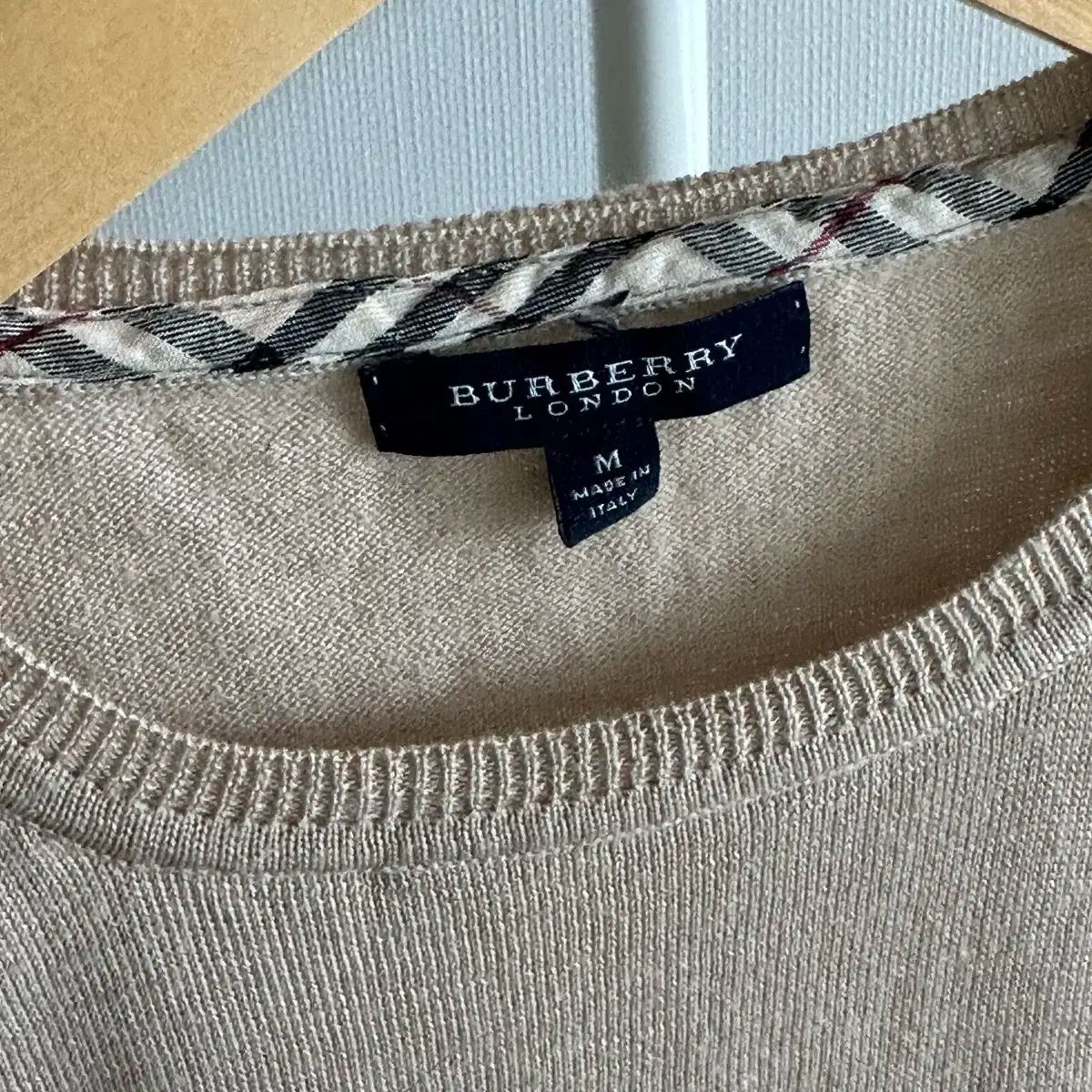 BURBERRY(バーバリー ) メリノウール 半袖ニット m - メルカリ 